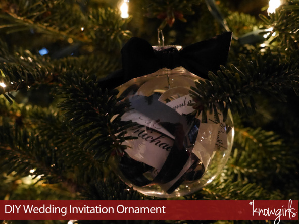 DIY Wedding invitation ornaments