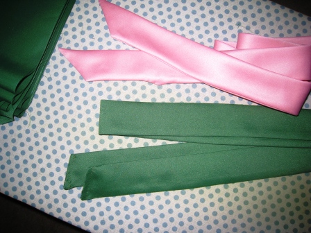 *knowgirls - How to Sew Bridesmaid Sashes