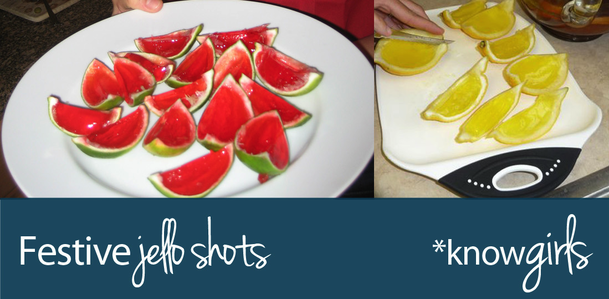 Fourth of july cocktails fruit jello shots knowgirls